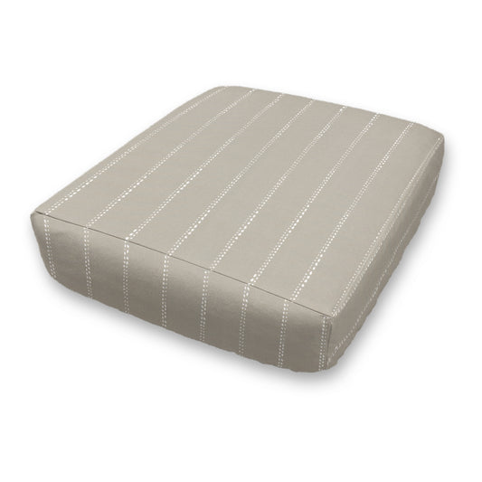 Carlo Dotted Stripes Custom Water Resistant Elastic Fitted & Protective Cushion Cover - Choice of Color