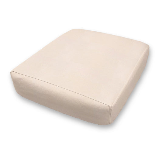 Custom Water and Fade Resistant Elastic Protective Cushion Cover - Cortona solid soft fabric