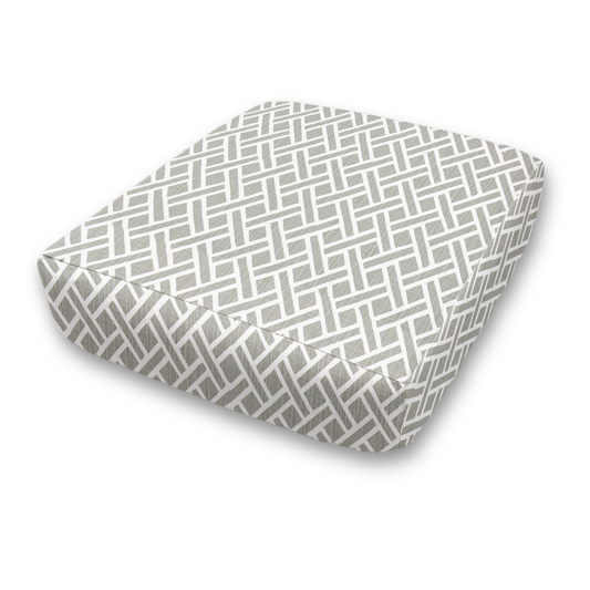 Custom Elastic Fitted & Protective Cushion Cover - Eastwood Slub Cotton