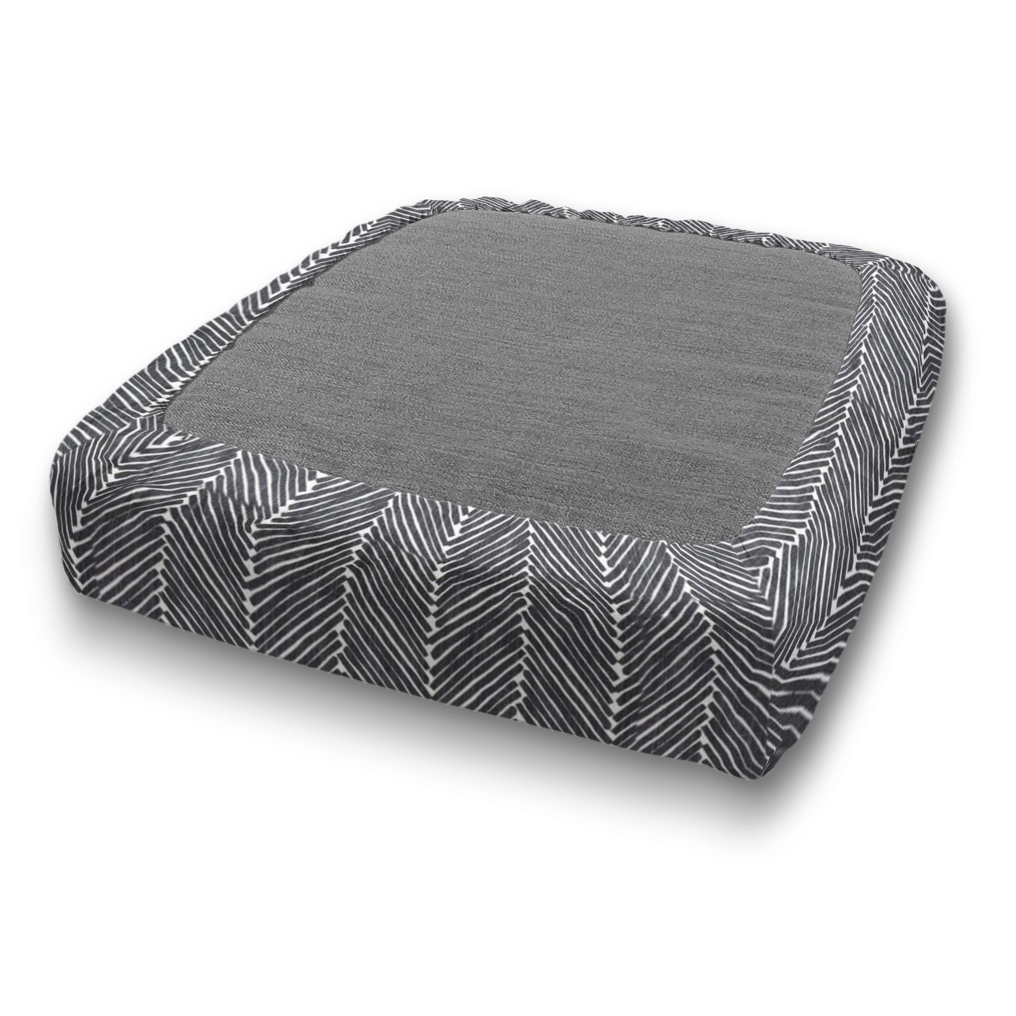 Griffen Slub Custom Elastic Fitted Cushion Cover - Choice of Color