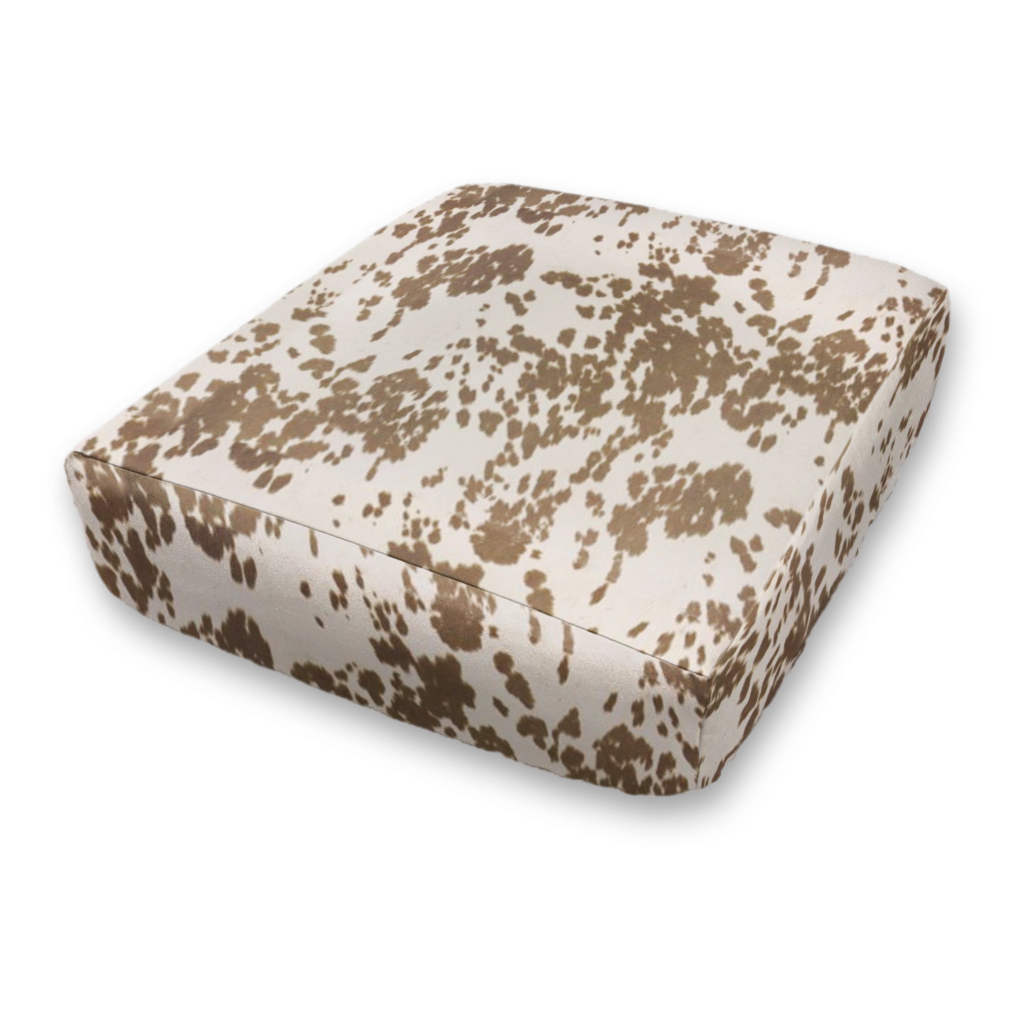 Faux cowhide chair cushions sale