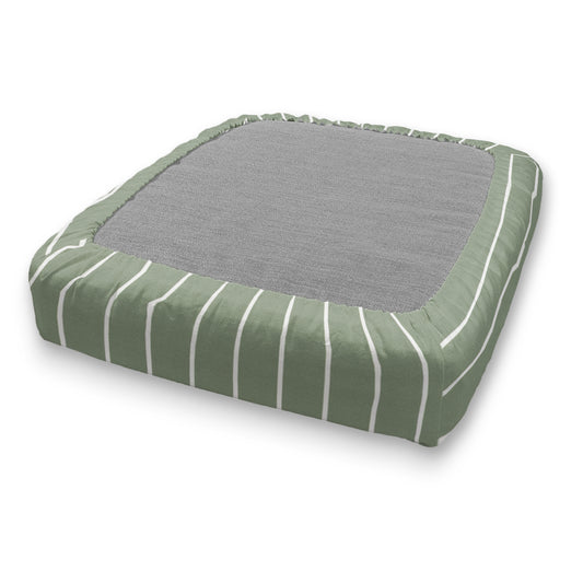 Windridge Thin Stripes Custom Water Resistant Elastic Fitted & Protective Cushion Cover - Choice of Color