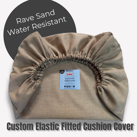 Custom Water Stain Resistant Elastic Protective Cushion Cover - Rave Solid Colors