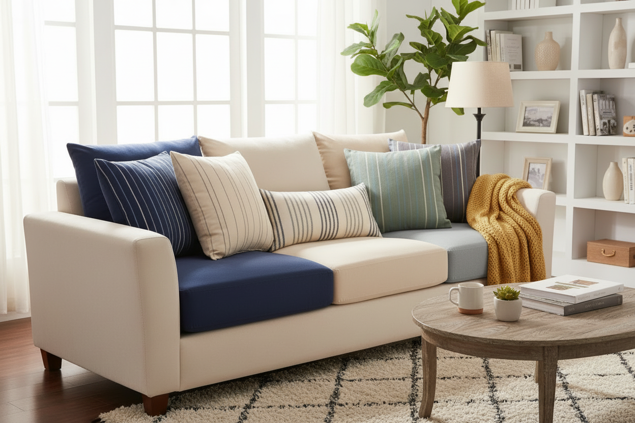 Transform Your Living Space with Custom Couch Cushion Covers: A Guide to Style and Comfort