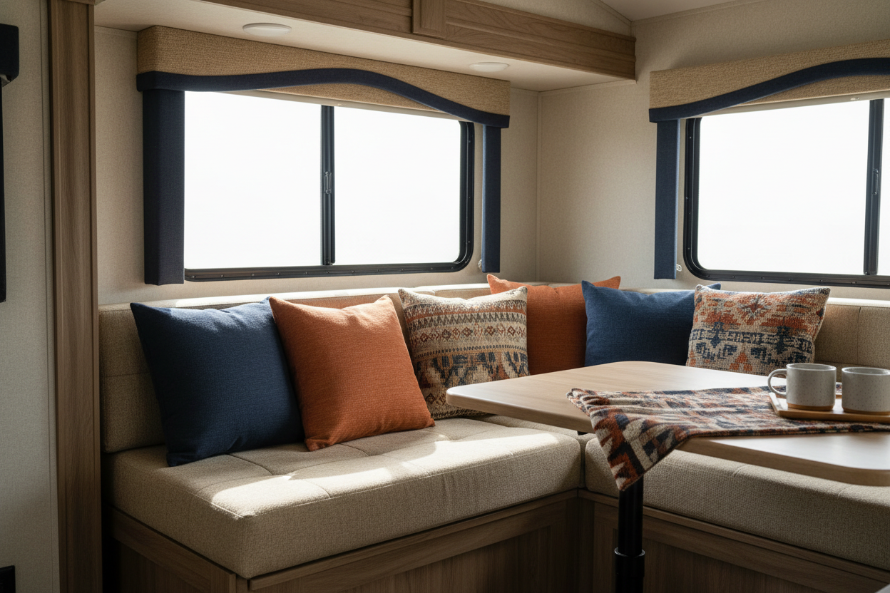 Quick change, big clean: Why removable cushion covers are an RV must-have