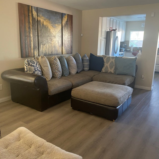 Custom Elastic Fitted Cushion Covers for Sectional Sofa