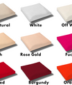 Custom Elastic Fitted & Protective Cushion Cover - Durable Duck Canvas - Choice of Solid Colors