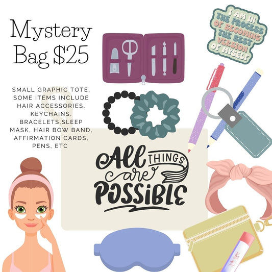 Small Mystery Bag $25 - Mystery Bag Game - Live