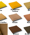 Custom Elastic Fitted & Protective Cushion Cover - Durable Duck Canvas - Choice of Solid Colors