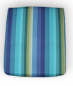 Custom Water Resistant Elastic Fitted & Protective Cushion Cover - Summer Islip Stripes