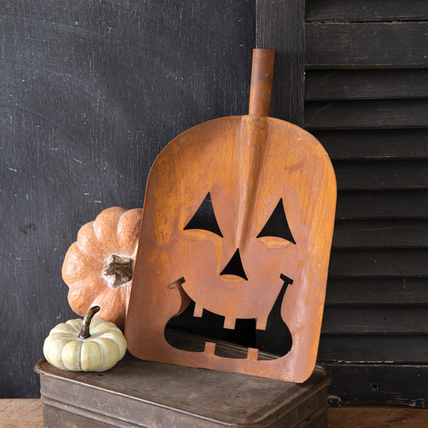 Rusty Shovel Jack-O-Lantern