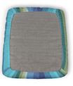 Custom Water Resistant Elastic Fitted & Protective Cushion Cover - Summer Islip Stripes