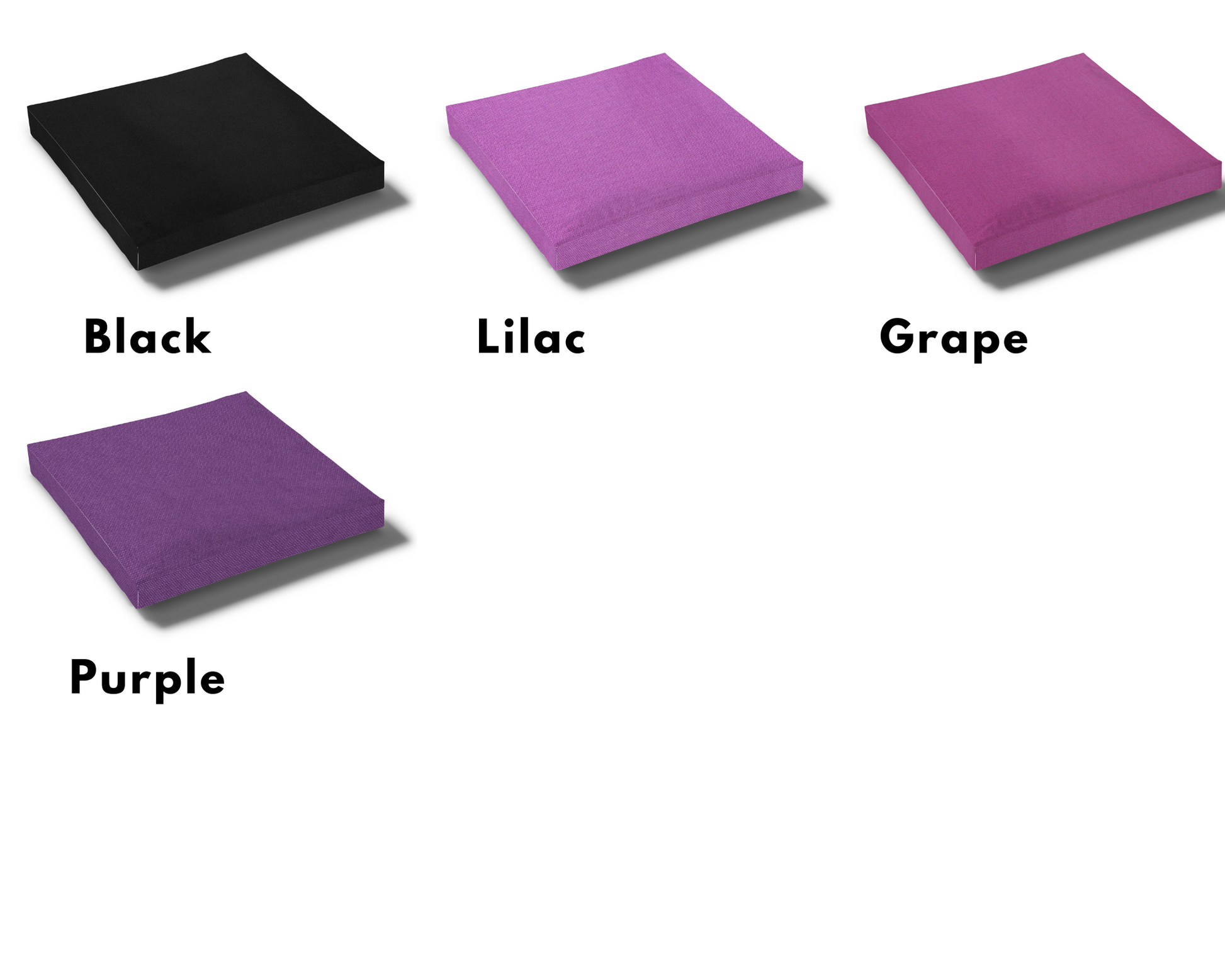 Custom Elastic Fitted & Protective Cushion Cover - Durable Duck Canvas - Choice of Solid Colors