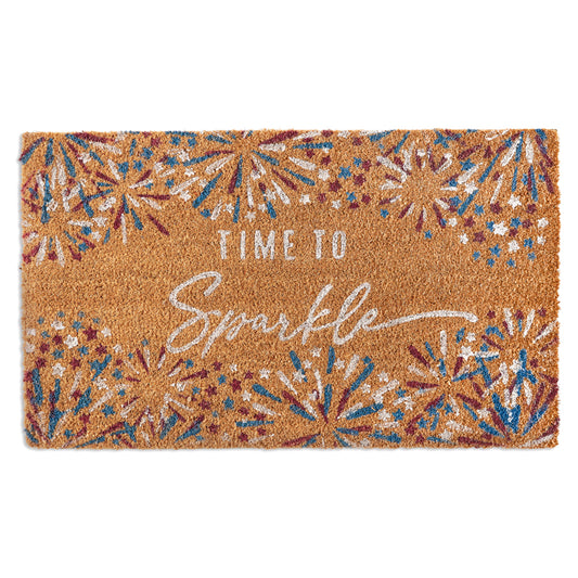 Time to Sparkle Americana Doormat