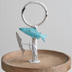 Jumping fish two tier tray