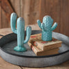 Ceramic Cactus Accent Sculpture - Four Arm