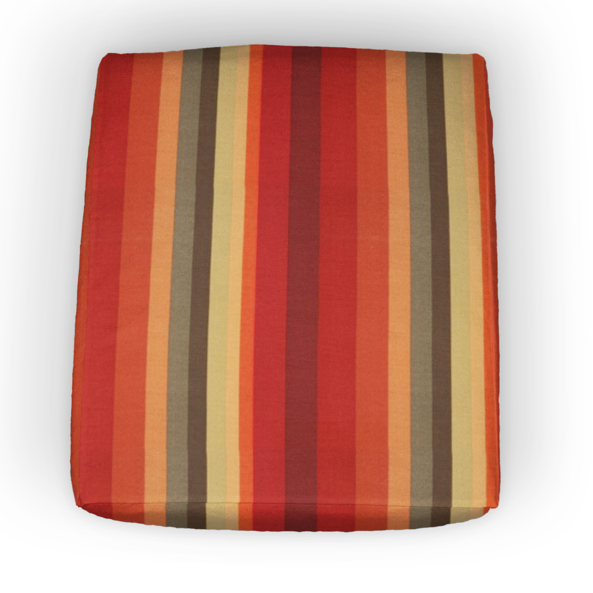 Custom Water Resistant Elastic Fitted & Protective Cushion Cover - Summer Islip Stripes