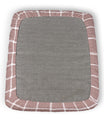Abbot Farmhouse Slub Custom Elastic Fitted Cushion Cover - Choice of Color