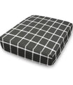 Abbot Farmhouse Slub Custom Elastic Fitted Cushion Cover - Choice of Color