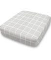 Abbot Farmhouse Slub Custom Elastic Fitted Cushion Cover - Choice of Color