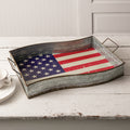 American Flag Serving Tray, Patriotic Home Decor Theme