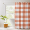 Shower Curtain for House, RV, or Small Space - Cotton Buffalo Plaid