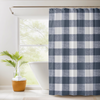 Shower Curtain for House, RV, or Small Space - Cotton Buffalo Plaid