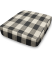 Bench Custom Elastic Fitted & Protective Cushion Cover - Cotton Buffalo Plaid