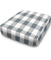 Bench Custom Elastic Fitted & Protective Cushion Cover - Cotton Buffalo Plaid
