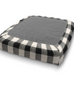 Chair Stool Custom Elastic Fitted & Protective Cushion Cover - Cotton Buffalo Plaid