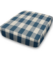 Bench Custom Elastic Fitted & Protective Cushion Cover - Cotton Buffalo Plaid