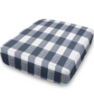 Chair Stool Custom Elastic Fitted & Protective Cushion Cover - Cotton Buffalo Plaid