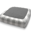 Chair Stool Custom Elastic Fitted & Protective Cushion Cover - Cotton Buffalo Plaid