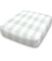 Bench Custom Elastic Fitted & Protective Cushion Cover - Cotton Buffalo Plaid
