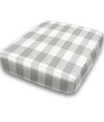 RV Dinette Custom Elastic Fitted & Protective Cushion Cover - Cotton Buffalo Plaid