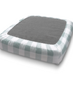 Bench Custom Elastic Fitted & Protective Cushion Cover - Cotton Buffalo Plaid