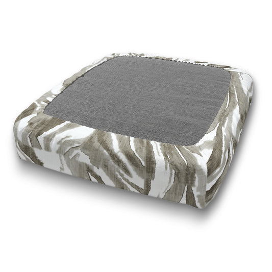 Arno Slub Custom Elastic Fitted Cushion Cover - Choice of Color