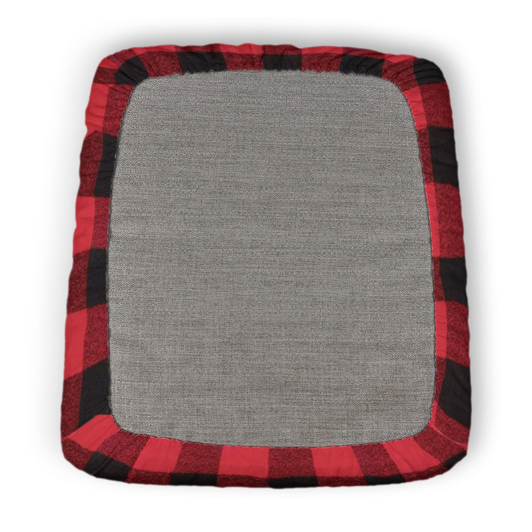 Custom Elastic Fitted & Protective Cushion Cover - Buffalo Plaid Flannel