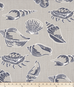 Fabric Sample Only 3x5 inch - Beach Treasure Cotton Slub