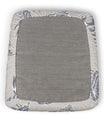 Beach Treasure Slub Custom Elastic Fitted Cushion Cover, Protective Couch Cushion Cover, Replacement Cushion Cover