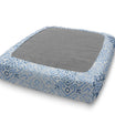 Becca Ikat Custom Elastic Fitted Cushion Cover for Indoor Furniture, RV Replacement Covers - Choice of Color
