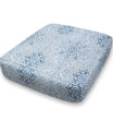 Becca Ikat Custom Elastic Fitted Cushion Cover for Indoor Furniture, RV Replacement Covers - Choice of Color