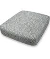 Becca Ikat Custom Elastic Fitted Cushion Cover for Indoor Furniture, RV Replacement Covers - Choice of Color