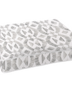 Bruno French Grey Cotton Slub Linen Custom Elastic Fitted Cushion Cover