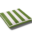 Custom Water Resistant Elastic Fitted & Protective Cushion Cover - Cabana Stripe