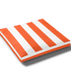 Custom Water Resistant Elastic Fitted & Protective Cushion Cover - Cabana Stripe
