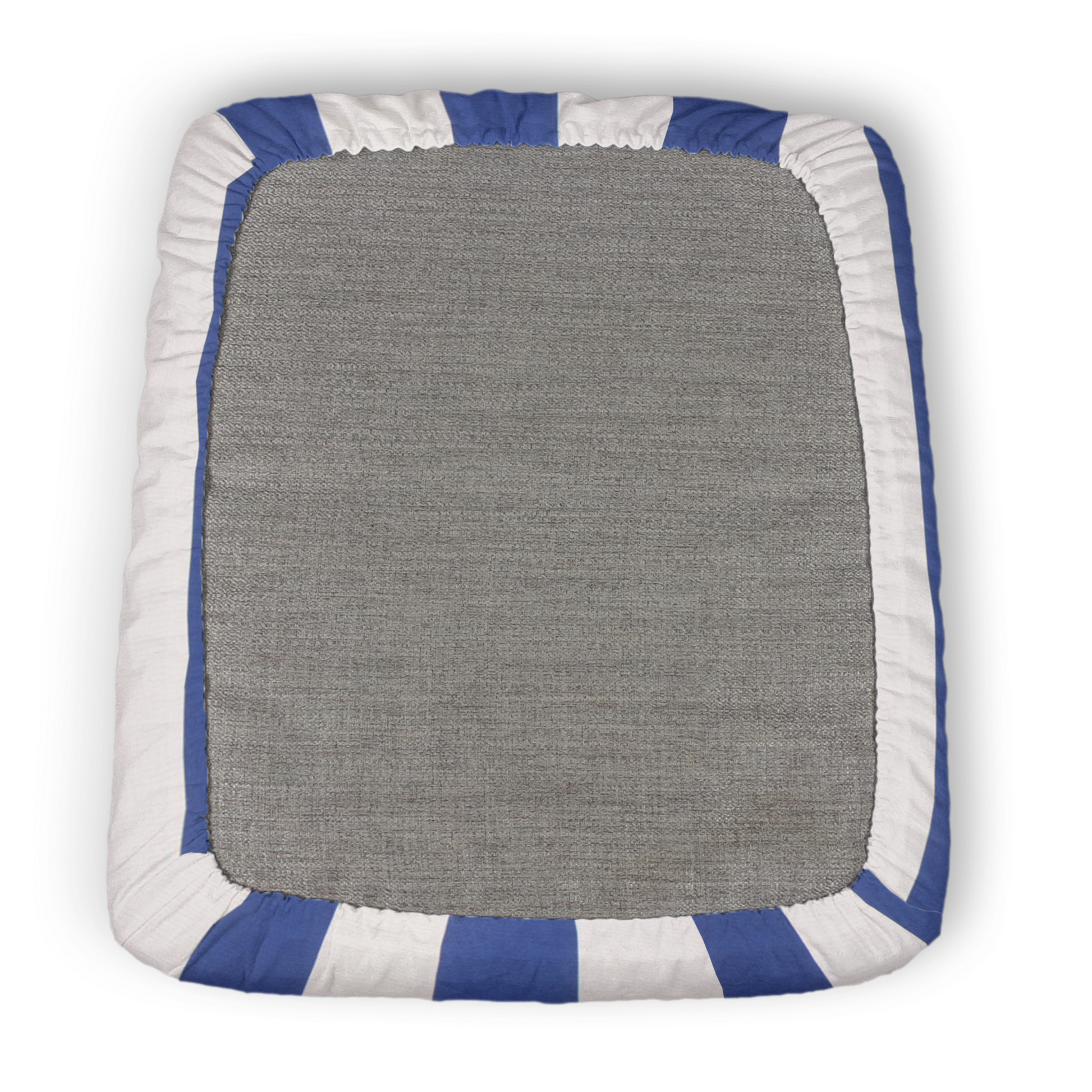Custom Water Resistant Elastic Fitted & Protective Cushion Cover - Cabana Stripe
