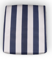 Custom Water Resistant Elastic Fitted & Protective Cushion Cover - Cabana Stripe