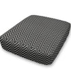 Chevron Custom Elastic Fitted Cushion Cover - Choice of Color