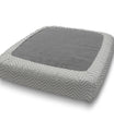 Chevron Custom Elastic Fitted Cushion Cover - Choice of Color